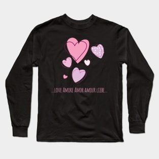 Love is pink Long Sleeve T-Shirt